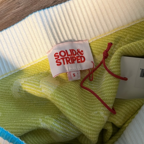 NWT SOLID & STRIPED LEMON JUNE ROSIE SKIRT - Picture 7 of 8